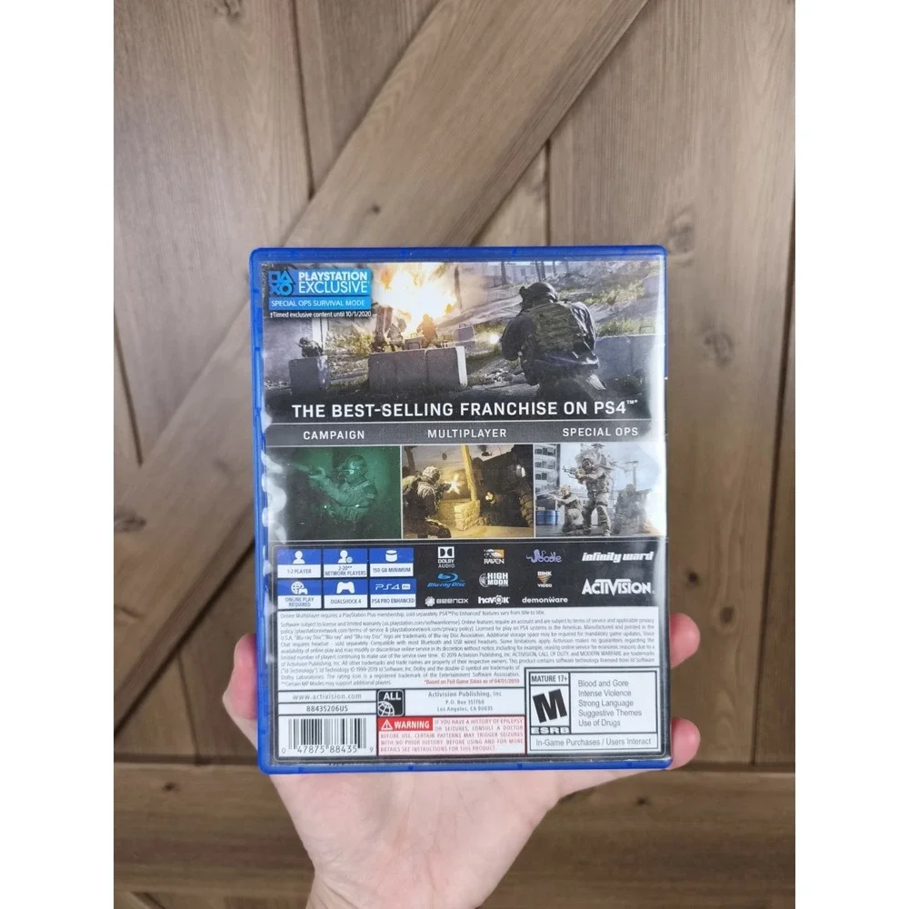 Call of Duty Modern‎ Warfare PS4 Complete CIB PlayStation 4 Activision